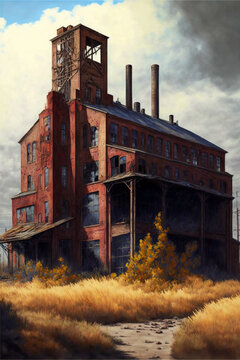 old abandoned factory