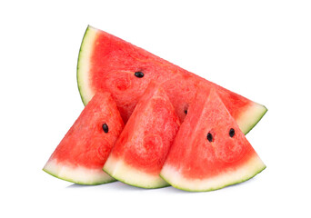 watermelon isolated on white background png file - obrazy, fototapety, plakaty
