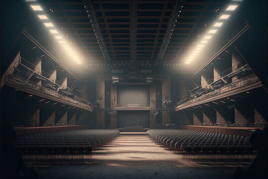 Empty concert venue &mdash; Generative AI