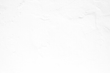 White Raw Concrete Wall Texture for Background with Spotlight at the Bottom.