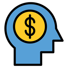 Thinking Money Icon
