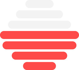 Obraz premium rice bowl logo and icon in a simple shape