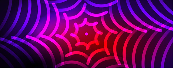 Fototapeta premium Light beams, neon lines abstract background. Vector Illustration For Wallpaper, Banner, Background, Card, Book Illustration, landing page
