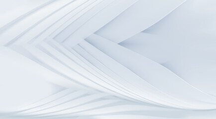 Abstract 3D White Background