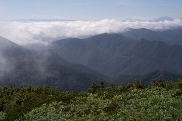 Naklejka premium 平標山 仙ノ倉山