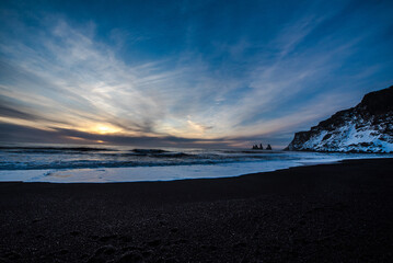 Fototapeta na wymiar Beautiful Iceland coastline 