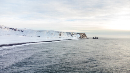 Beautiful Iceland coastline 