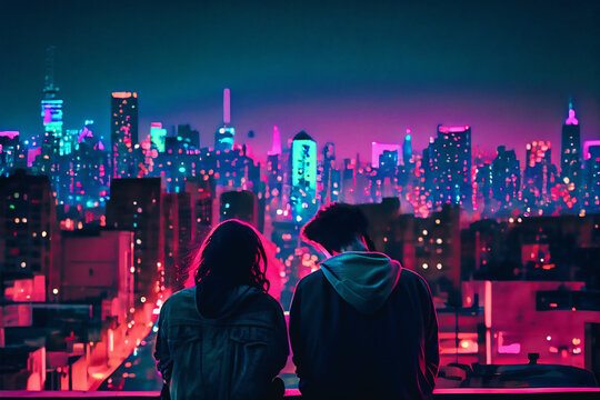 City Lights Background