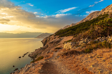 sunset on the coast
lake and mountains Croatia Baška 
mountain Croatia Baška
sea Croatia Baška