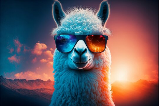 Lama With Glasses Images – Browse 1,641 Stock Photos, Vectors, and Video |  Adobe Stock
