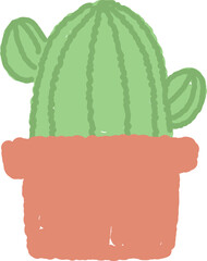 Hand drawn cactus illustration