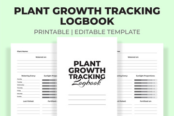Plant Growth Tracking Logbook