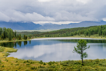 altay, mountain, landscape, sky, nature, summer, hill, peak, rock