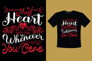 Romantic and Love-Inspired Valentine's Day T-Shirt Designs for Couples and Singles, Unique and Eye-catching T-Shirt Designs for Men and Women