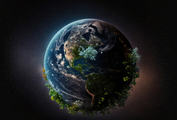 生命で溢れる惑星、地球、Generative AI