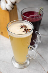 the bartender prepares a delicious alcoholic cocktail	
