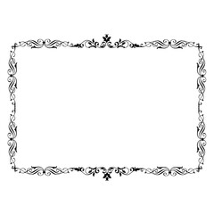 frames in vintage style with elements of ornament, art, pattern, background, texture