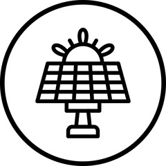Solar Energy Icon Style