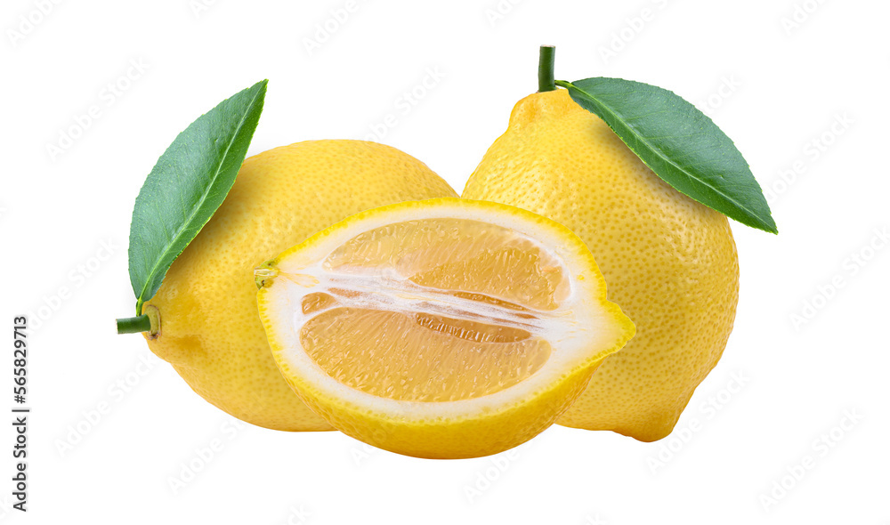 Wall mural Lemon fruit on transparent png