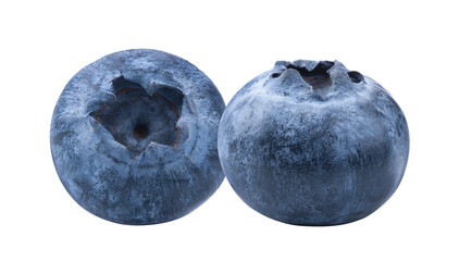 Obraz premium Blueberry isolated on transparent png.