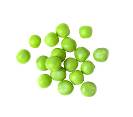 Green peas isolated on transparent png
