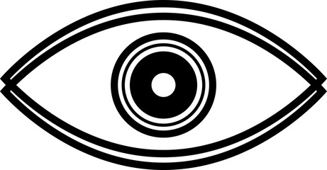 Open eye looking icon PNG