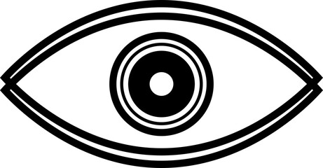 Open eye looking icon PNG