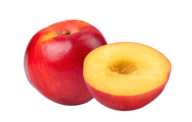 Nectarine isolated on transparent png