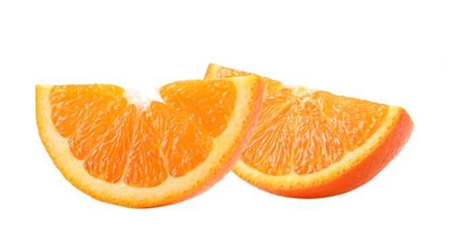 Orange slice on transparent png