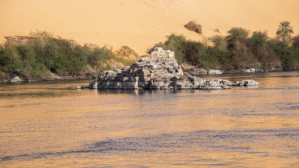 Landscape of the Nile river