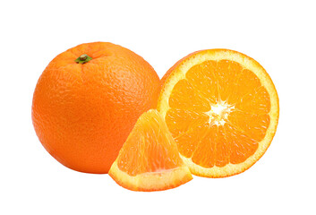 Orange isolated on transparent png