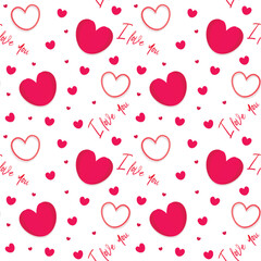 Valentines Day Seamless Pattern