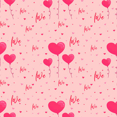 Love seamless pattern for valentine