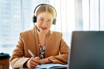 woman working in the office