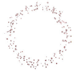 Glitter Circle Frame