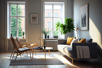 Fototapeta premium Living room