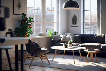 Living room European modern style
