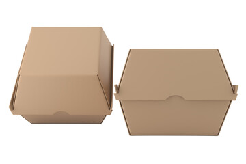 Cardboard Burger Box