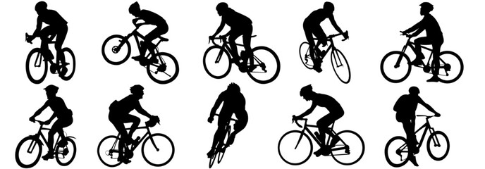 Slats personalizados com sua foto cyclist vector icon.  collection of silhouettes of people cycling in different positions.  bike, cycle, cyclist, ride, vector, bicycle, man, icon, people, illustration, woman, girl, boy, mountain