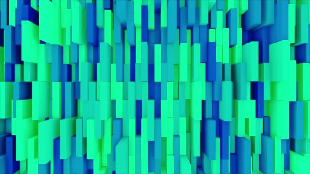 Abstract animation multicolor pattern 4K smooth concept