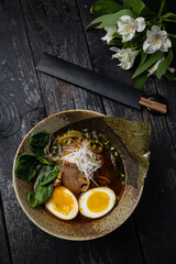 delicious soup prepared in the restaurant
