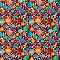 Colorful dot seamless pattern