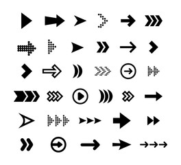 arrow icons set