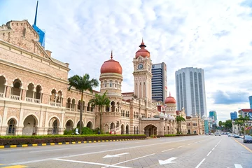 Fotobehang The architecture of Merdeka Square in Kuala Lumpur © Kate