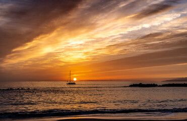 zach&oacute;d słońca