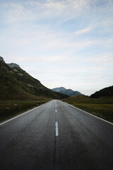 foto paisaje de carretera de montaña