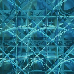 bright background wallpaper of intricate shapes in blue color