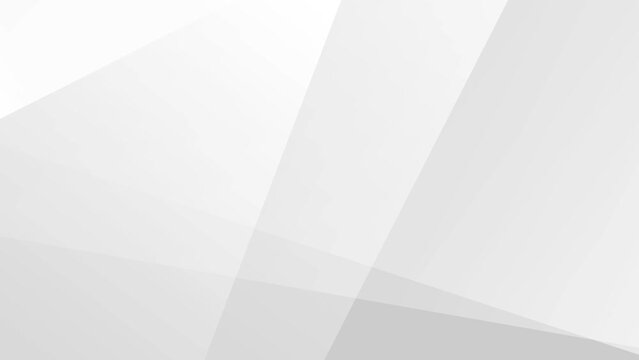 2D flat Animations loop 4K Gray tone and white color and background abstract art with waves