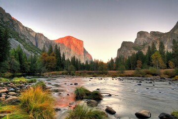 Yosemite valley view