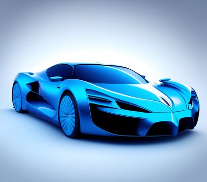 Luxurious Car, Generative AI Illustration